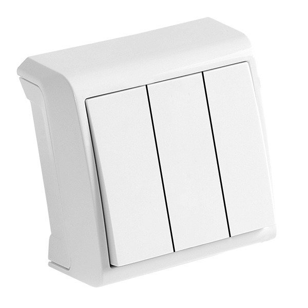 VİKO Vera 90681068 Üçlü Anahtar [Beyaz]